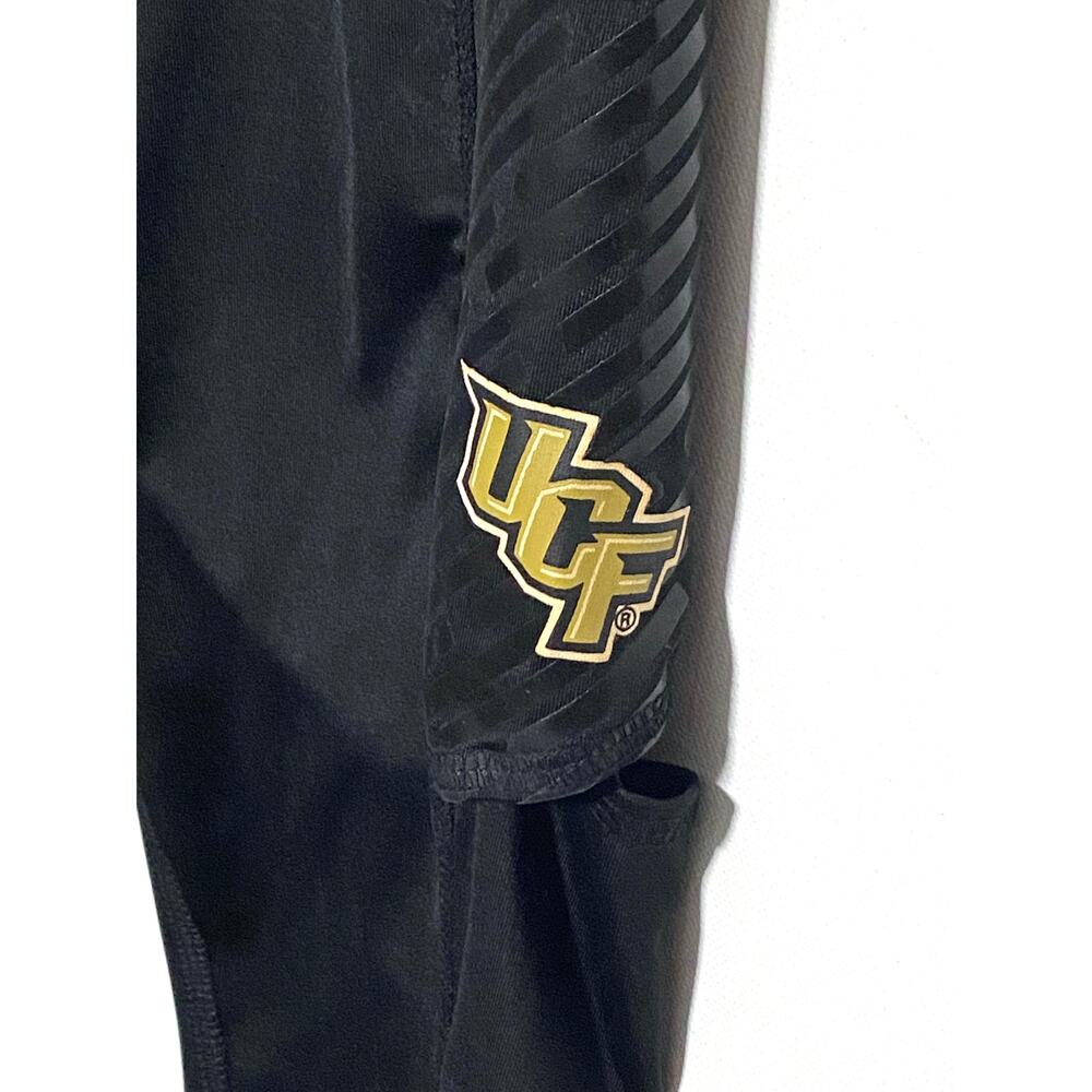 UCF Knights Black Leggings Womens M 8/10 Side Cut Out Athleisure Sporty Gym Yoga - Picture 2 of 9